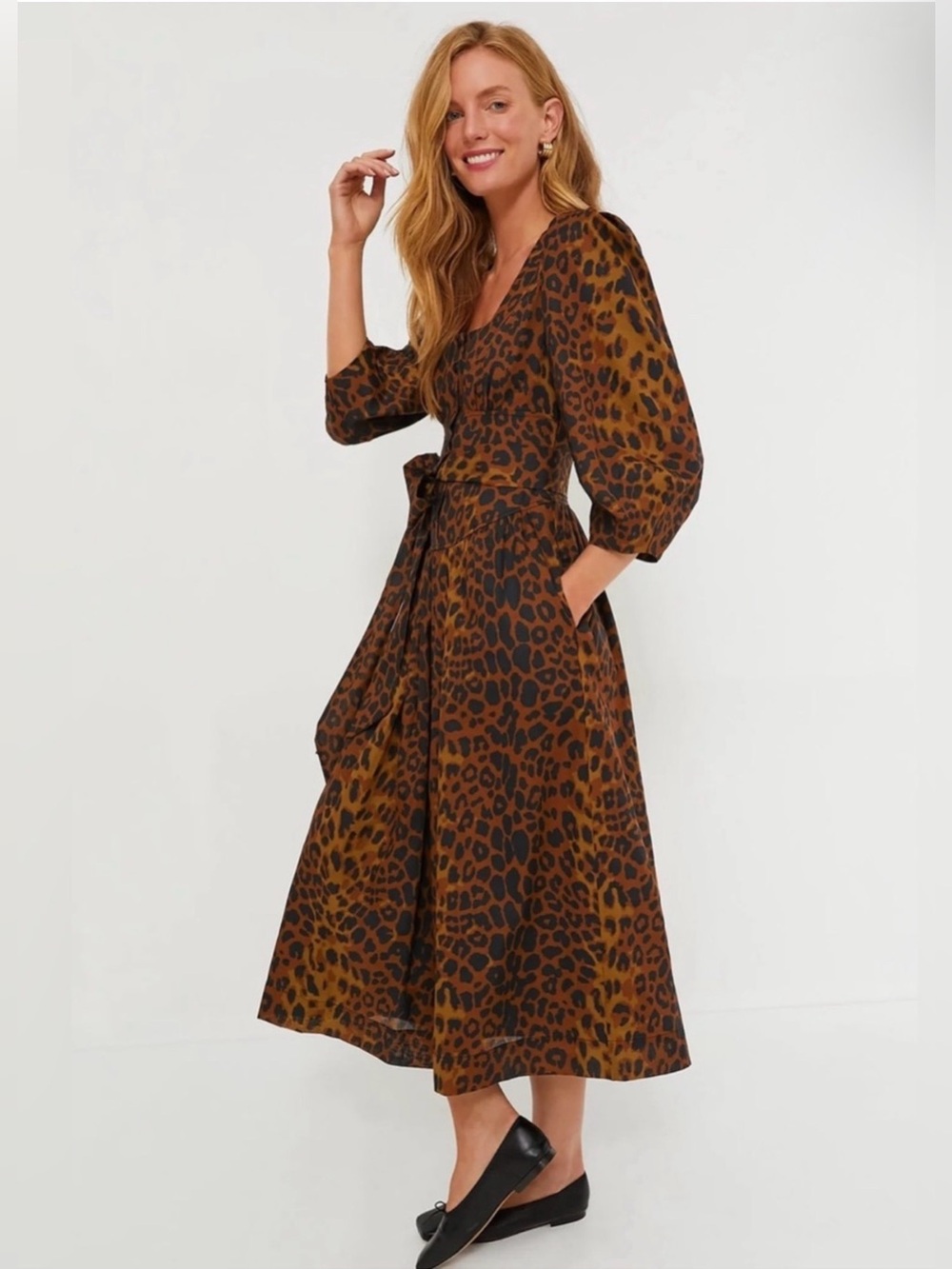 Tuckernuck - Leopard Print Graciela Dress, Size 4 - Picture 4 of 8